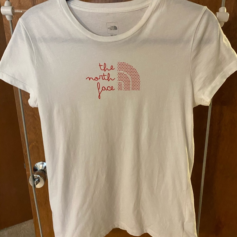 Women’s North Face logo T-shirt white size M